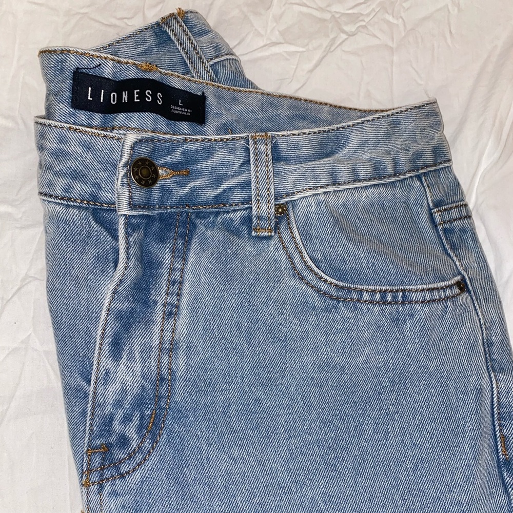 Princess Polly Lioness Medium Wash Jeans
